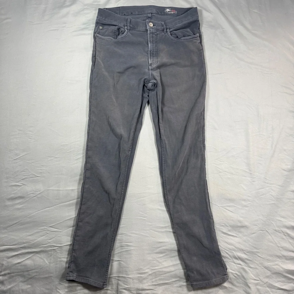 Lot of 2 Faherty Stretch Terry 5-Pocket Pant Mens 32 (31x31) Slim Straight - Picture 10 of 16